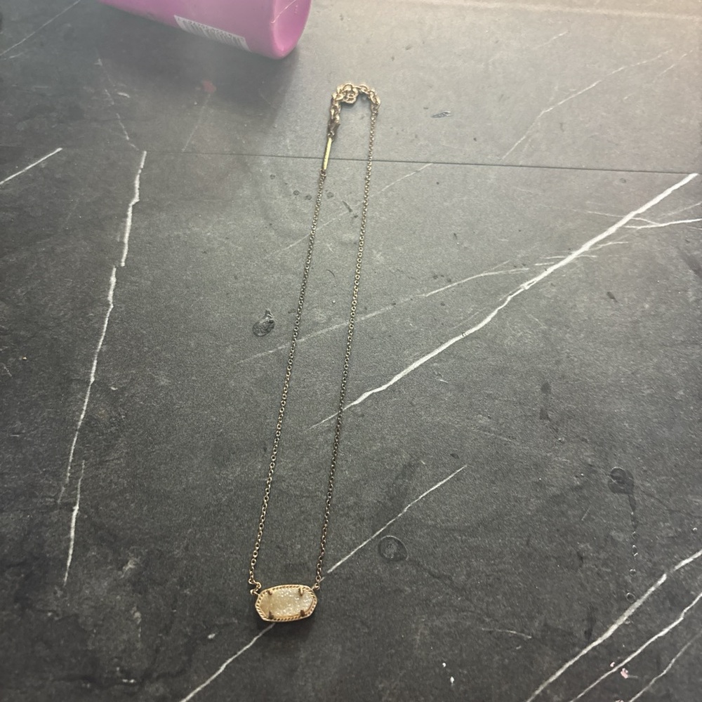 Kendra Scott Gold Necklace Minimalist Design